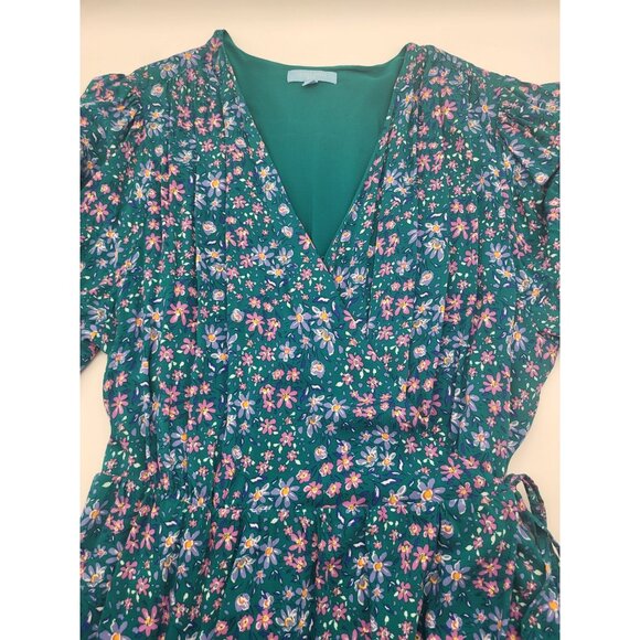 Draper James Dresses & Skirts - Draper James RSVP SZ XXL Flutter Floral Midi Wrap Dress Fairy Festival Country
